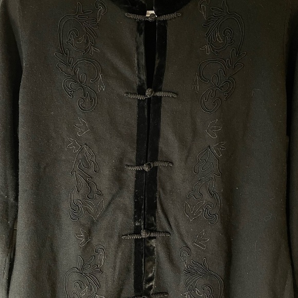 VINTAGE Franco Valeri Chinese Inspired Sweater size M - Picture 7 of 7